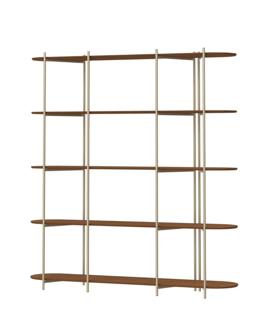 Estante 5 Prateleiras Aço com MDF - Enya