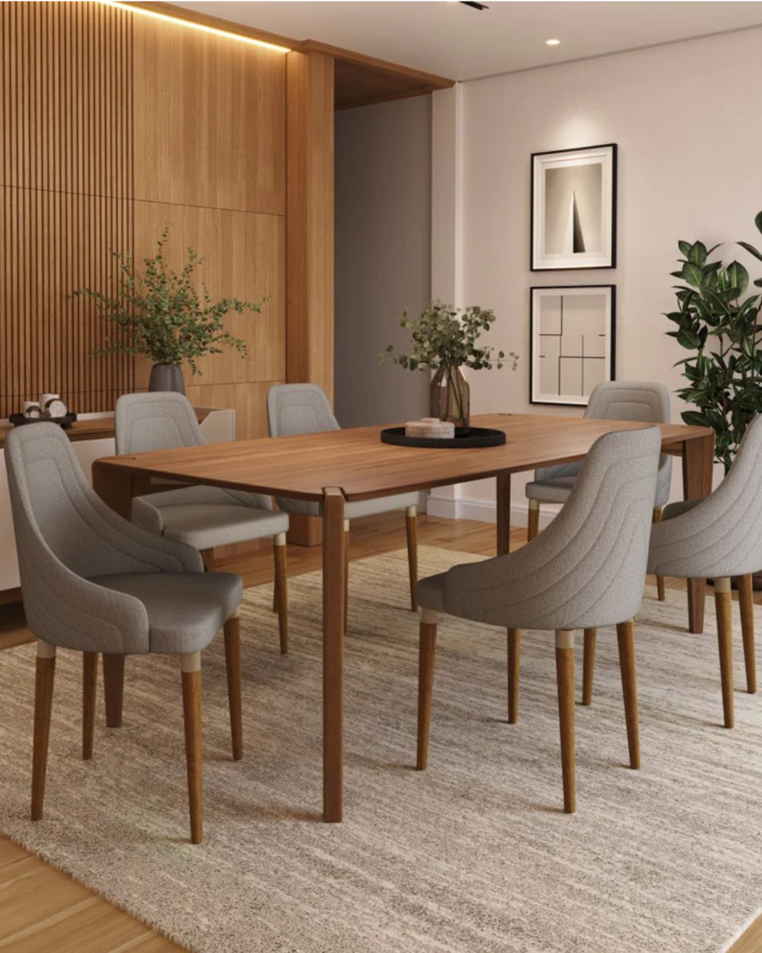 Mesa de Jantar Retangular para 6 Lugares - Província