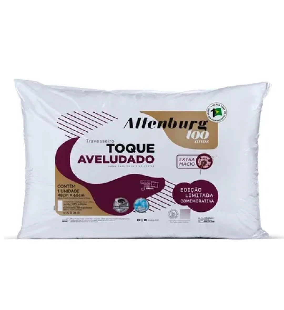 Travesseiro Toque Aveludado Altenburg