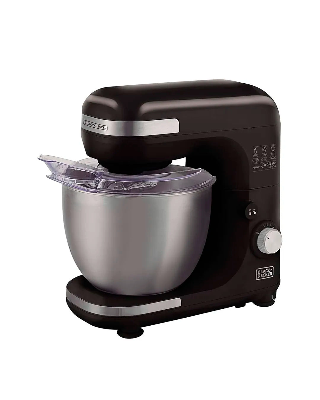 Batedeira planetária com tigela em inox de 5 litros - Black+Decker